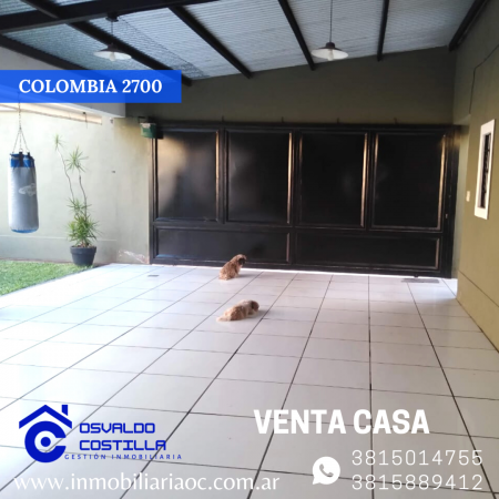 Venta hermosa casa esquina en Colombia al 2700