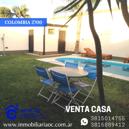 Venta hermosa casa esquina en Colombia al 2700