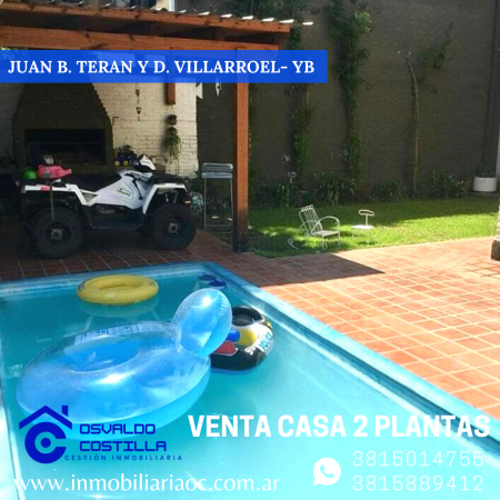 Venta de Casa a dos cuadras de Av. Aconquija -YB (apta para credito hipotecario)