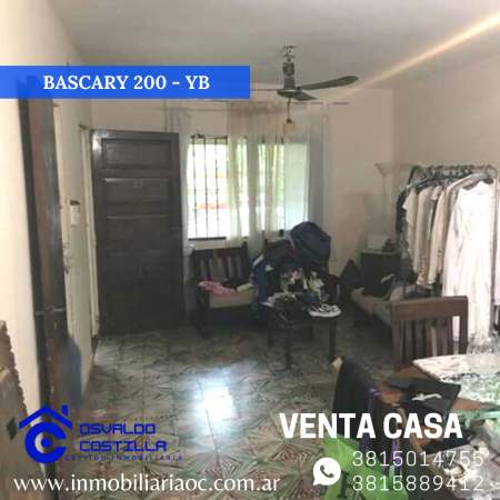 Venta Casa 3 hab. en Psje Bascary al 200 Yerba Buena
