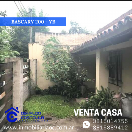 Venta Casa 3 hab. en Psje Bascary al 200 Yerba Buena