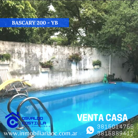 Venta Casa 3 hab. en Psje Bascary al 200 Yerba Buena