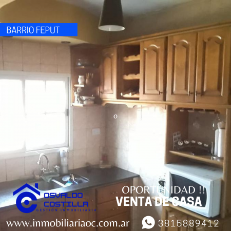 Venta Duplex en barrio Feput a 50mts de avenida las Americas