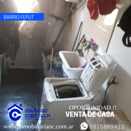 Venta Duplex en barrio Feput a 50mts de avenida las Americas