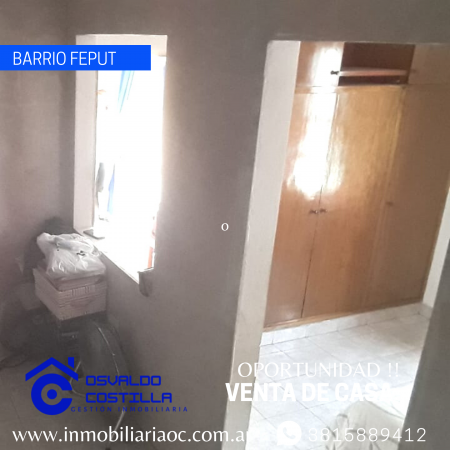 Venta Duplex en barrio Feput a 50mts de avenida las Americas