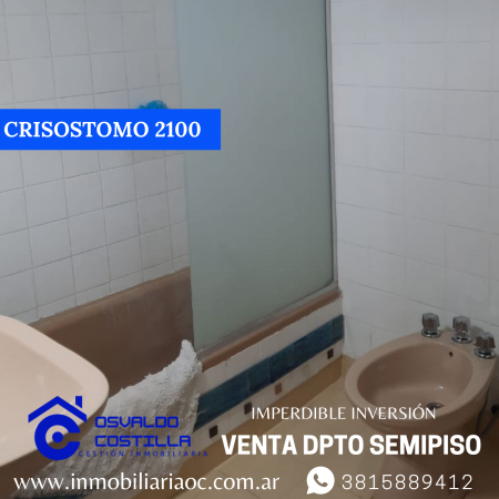 Venta hermoso Dpto. Semipiso en Crisóstomo al 2100