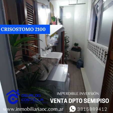 Venta hermoso Dpto. Semipiso en Crisóstomo al 2100
