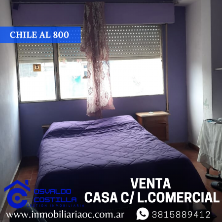 Venta de PH tipo casa c/ locales comerciales en chile al 800