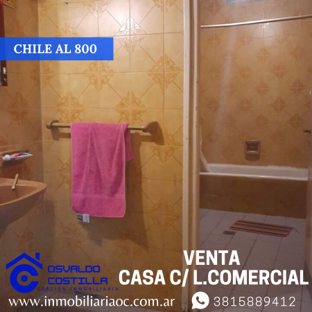 Venta de PH tipo casa c/ locales comerciales en chile al 800