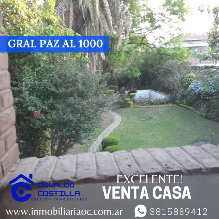 Venta de Importante Inmueble con excelente ubicacion en Gral. Paz al 1000