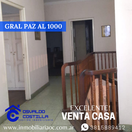 Venta de Importante Inmueble con excelente ubicacion en Gral. Paz al 1000