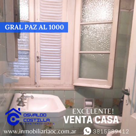 Venta de Importante Inmueble con excelente ubicacion en Gral. Paz al 1000