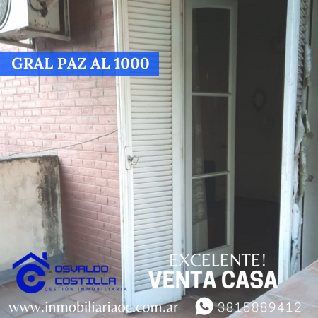 Venta de Importante Inmueble con excelente ubicacion en Gral. Paz al 1000