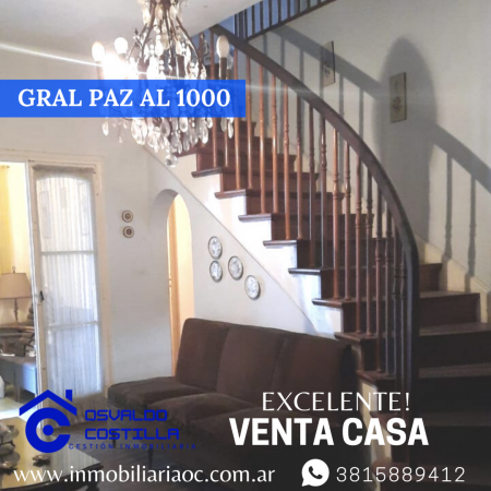 Venta de Importante Inmueble con excelente ubicacion en Gral. Paz al 1000