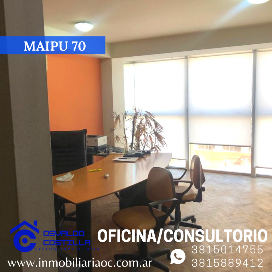 En venta Oficina/Consultorio Semi Amoblado (Maipú 70)