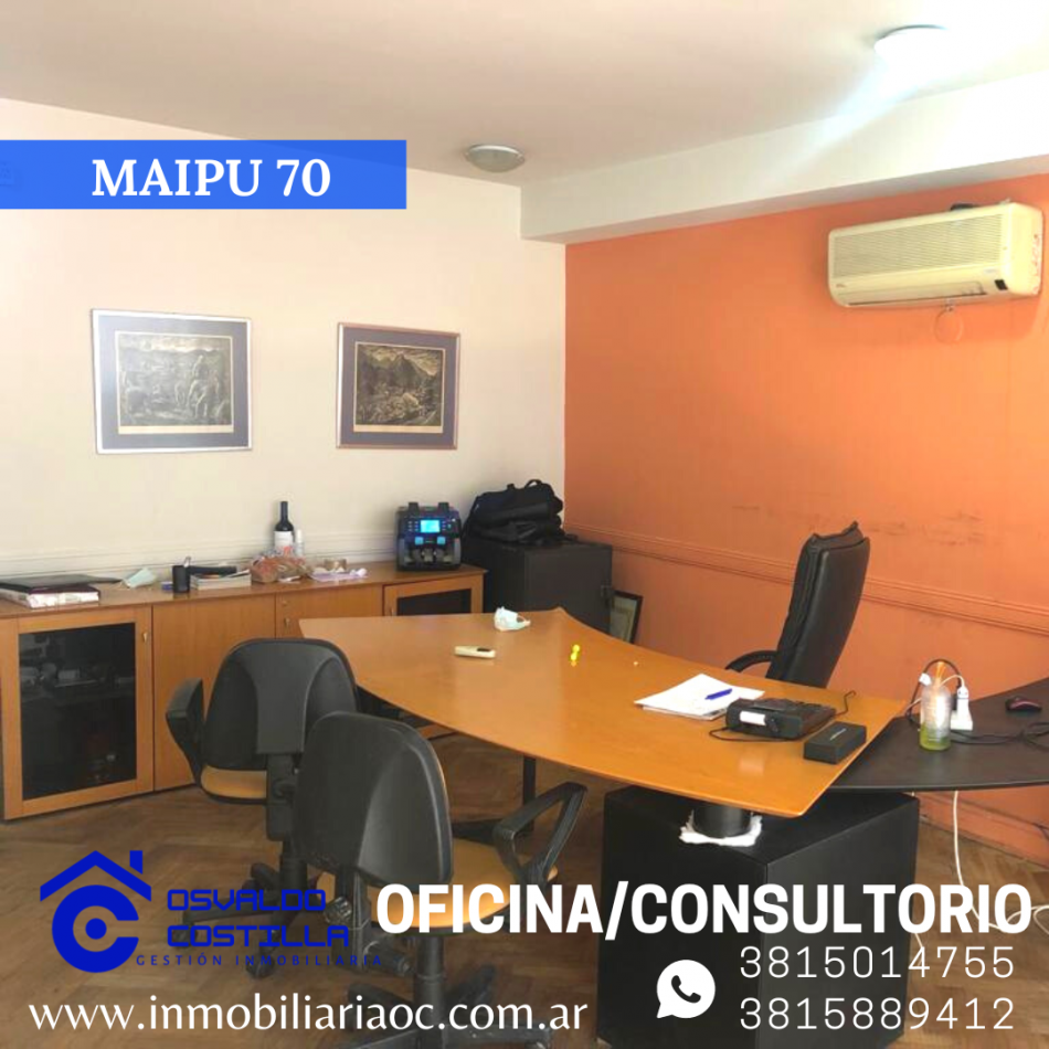 En venta Oficina/Consultorio Semi Amoblado (Maipú 70)