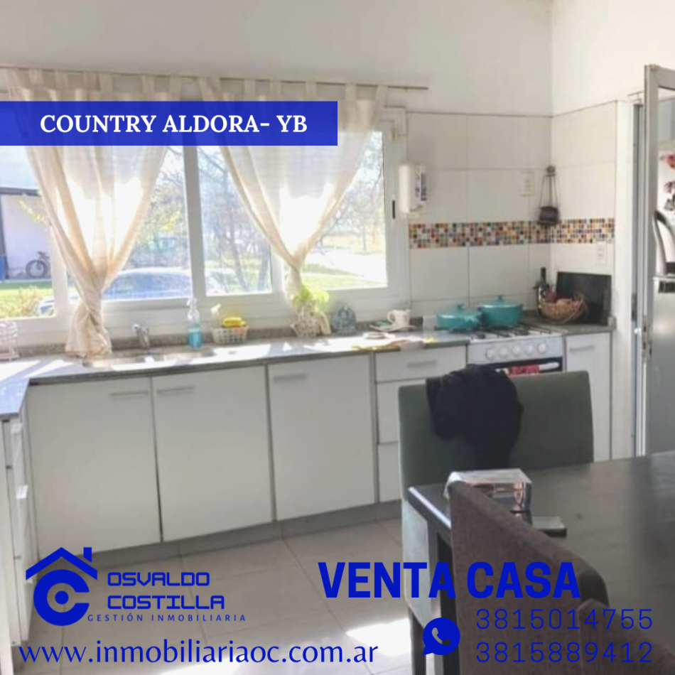 En venta villa familiar de 2 hab. en Country Aldora