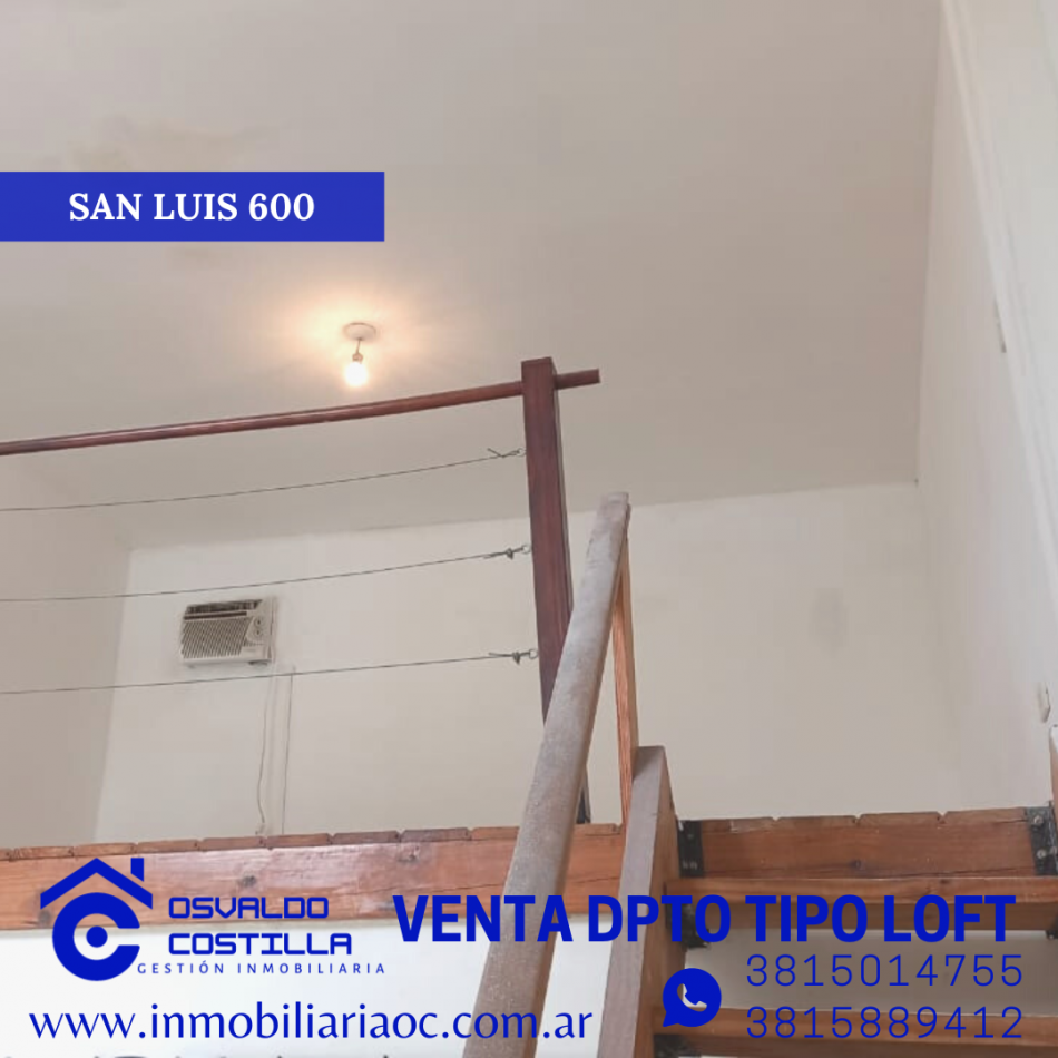 En venta Monoambiente tipo Loft de 35mtrs2 aprox