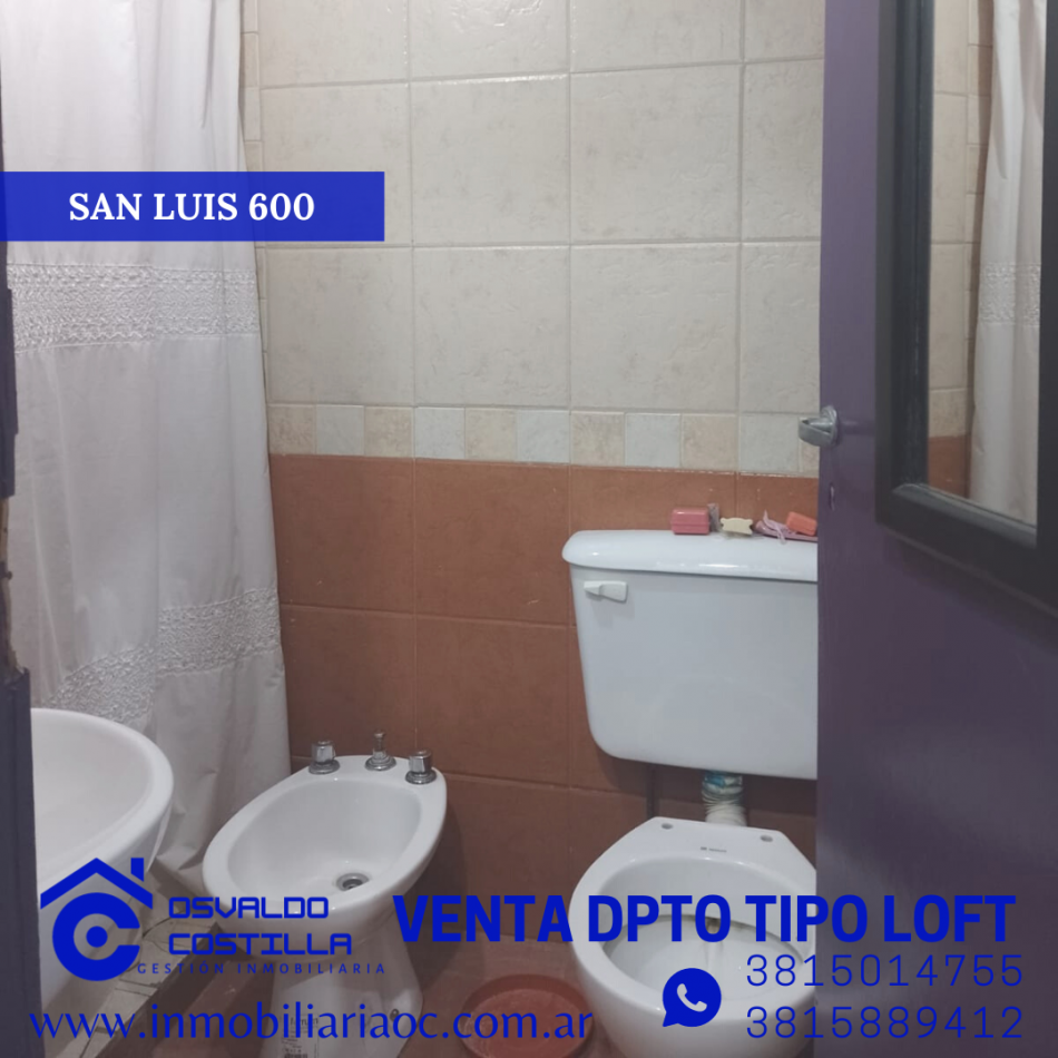 En venta Monoambiente tipo Loft de 35mtrs2 aprox