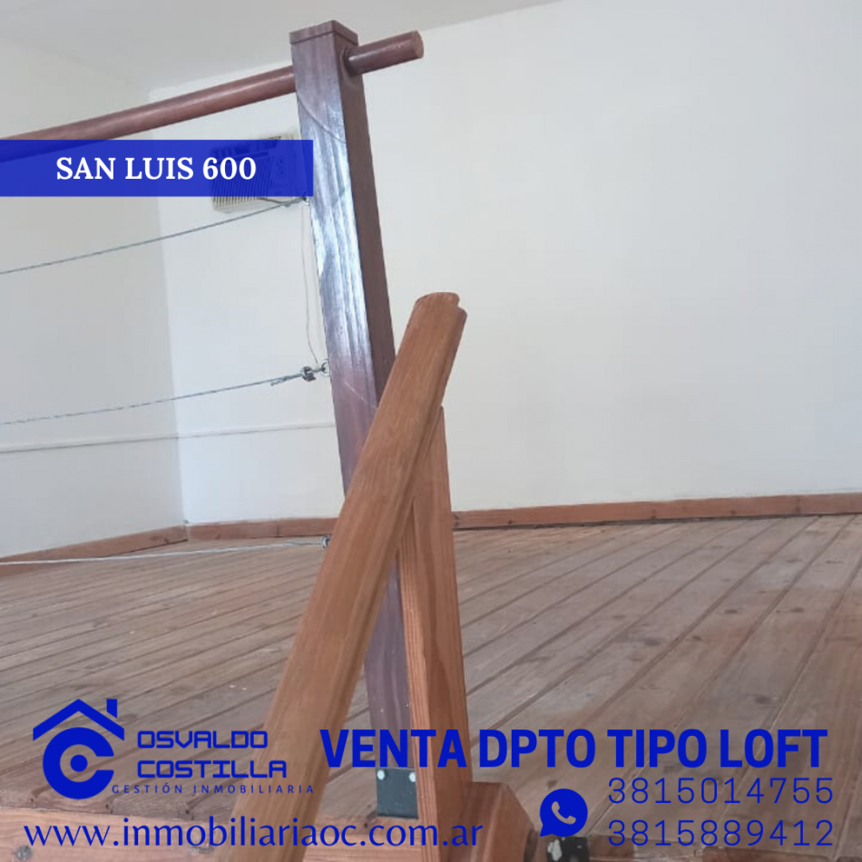 En venta Monoambiente tipo Loft de 35mtrs2 aprox