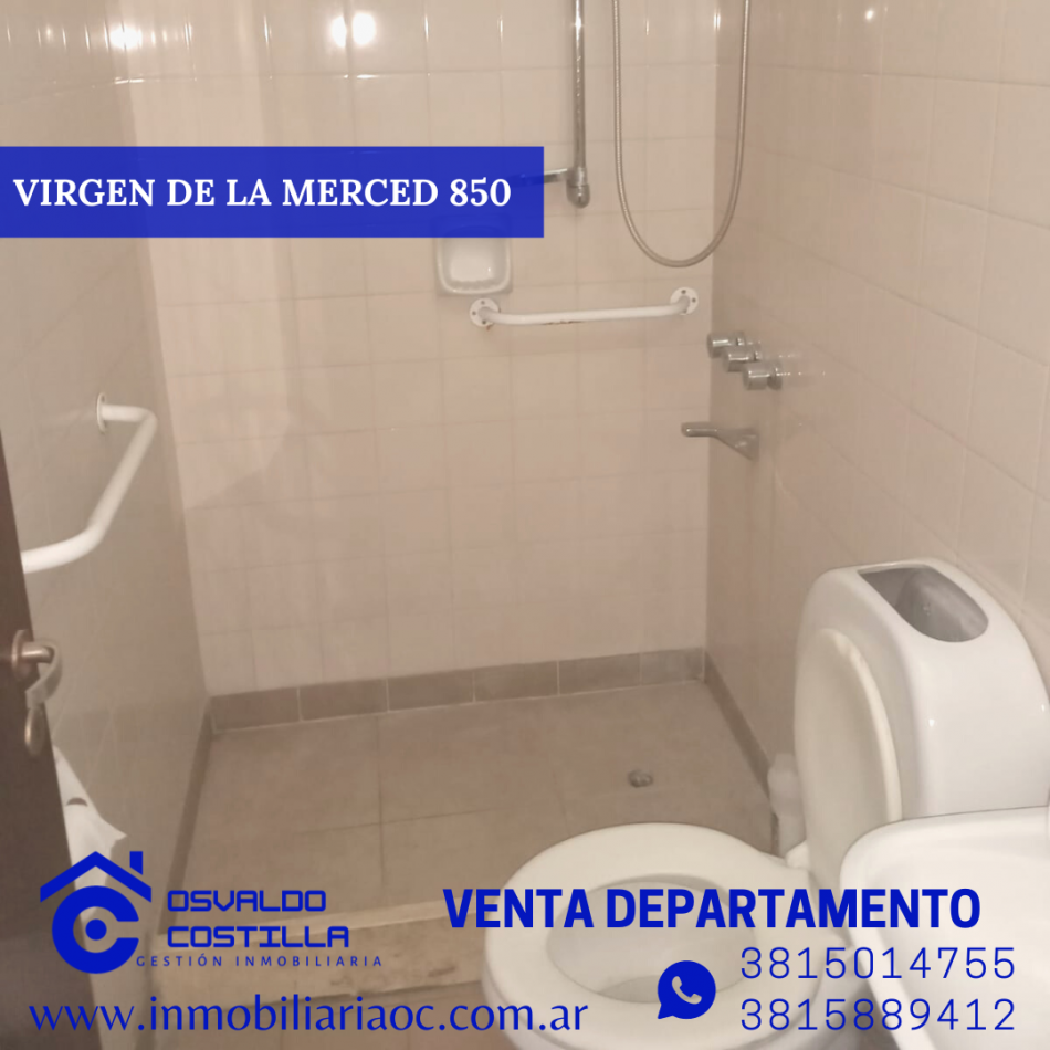 Venta Depto 3 hab + cuarto de servicio en calle Virgen de la Merced al 800