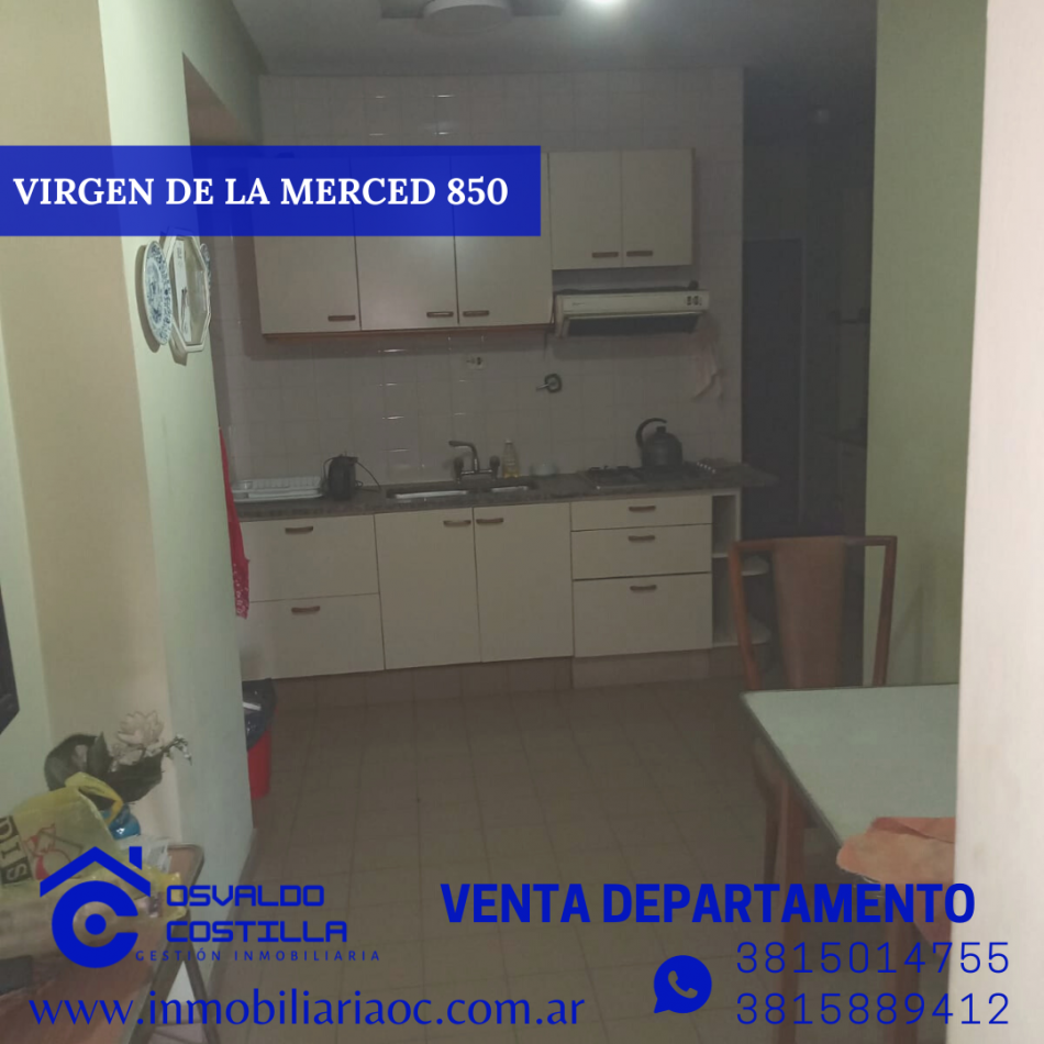 Venta Depto 3 hab + cuarto de servicio en calle Virgen de la Merced al 800