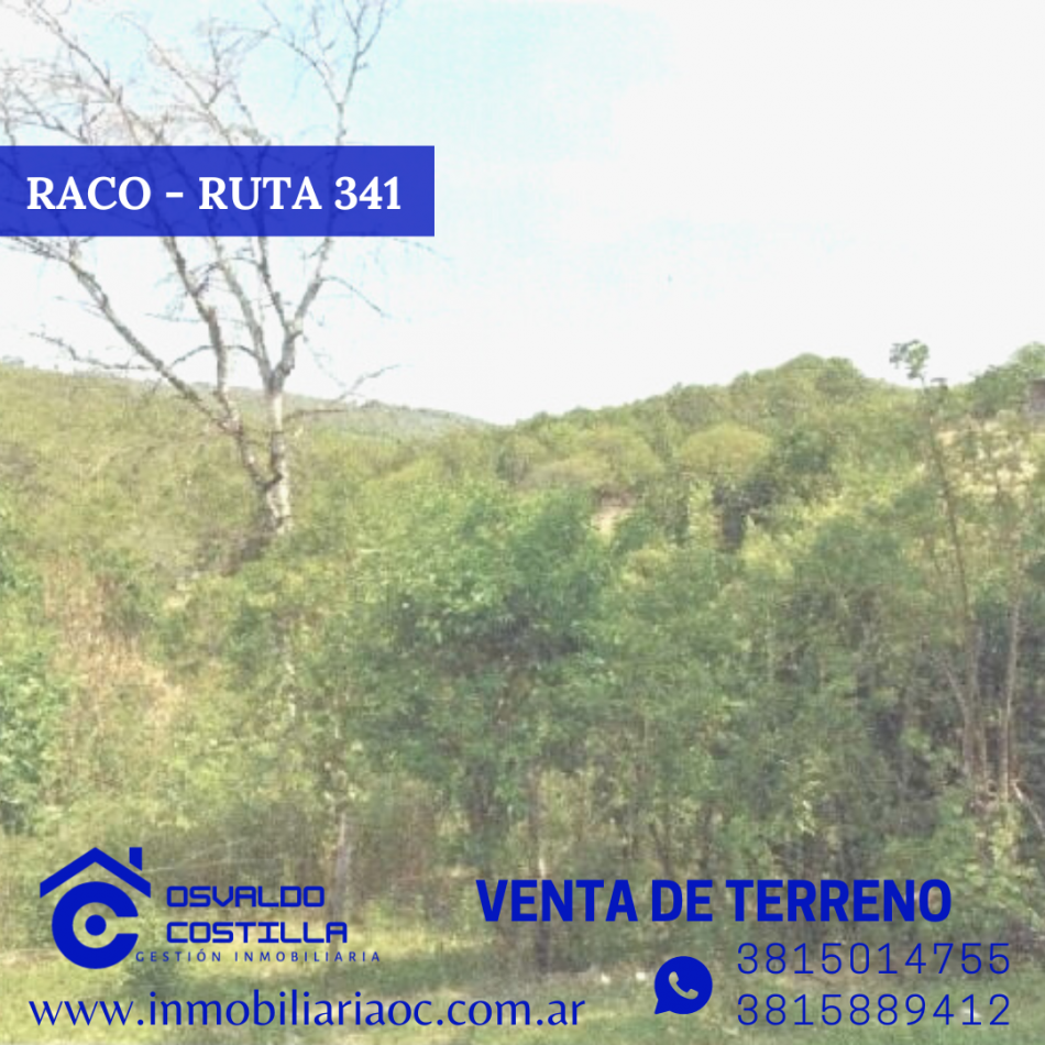 OPORTUNIDAD! VENTA DE TERRENO EN RACO ZONA RESIDENCIAL